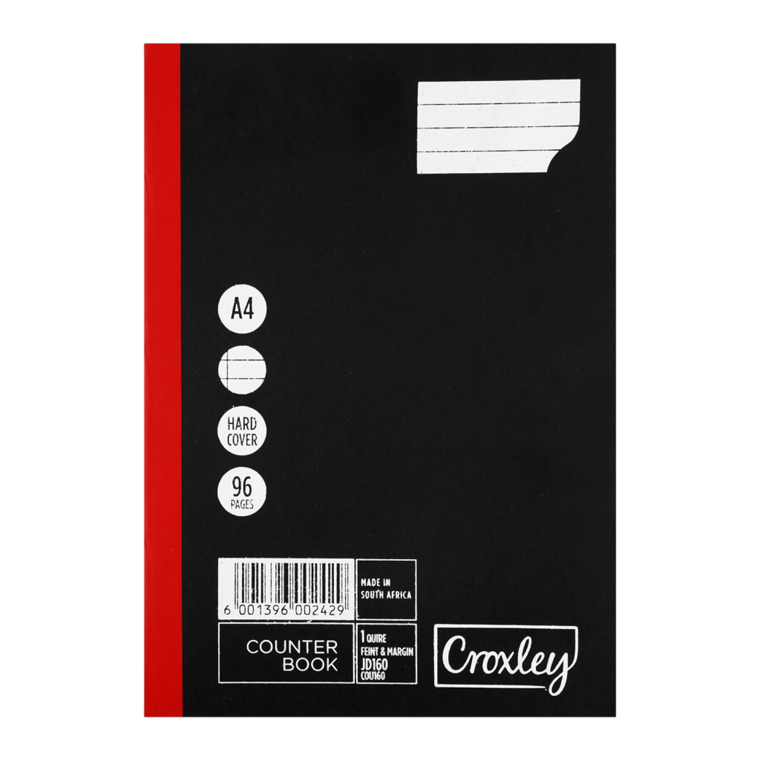Croxley Hardcover Bk A4 96pg F/M