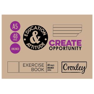 Croxley Exercise Bk A5 48pg Unruled