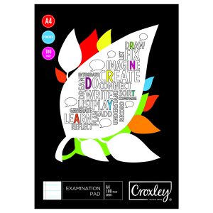 Croxley Exam Pad A4 100pg Punched