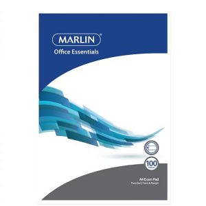 Marlin A4 Exam Pad 100pg Punched