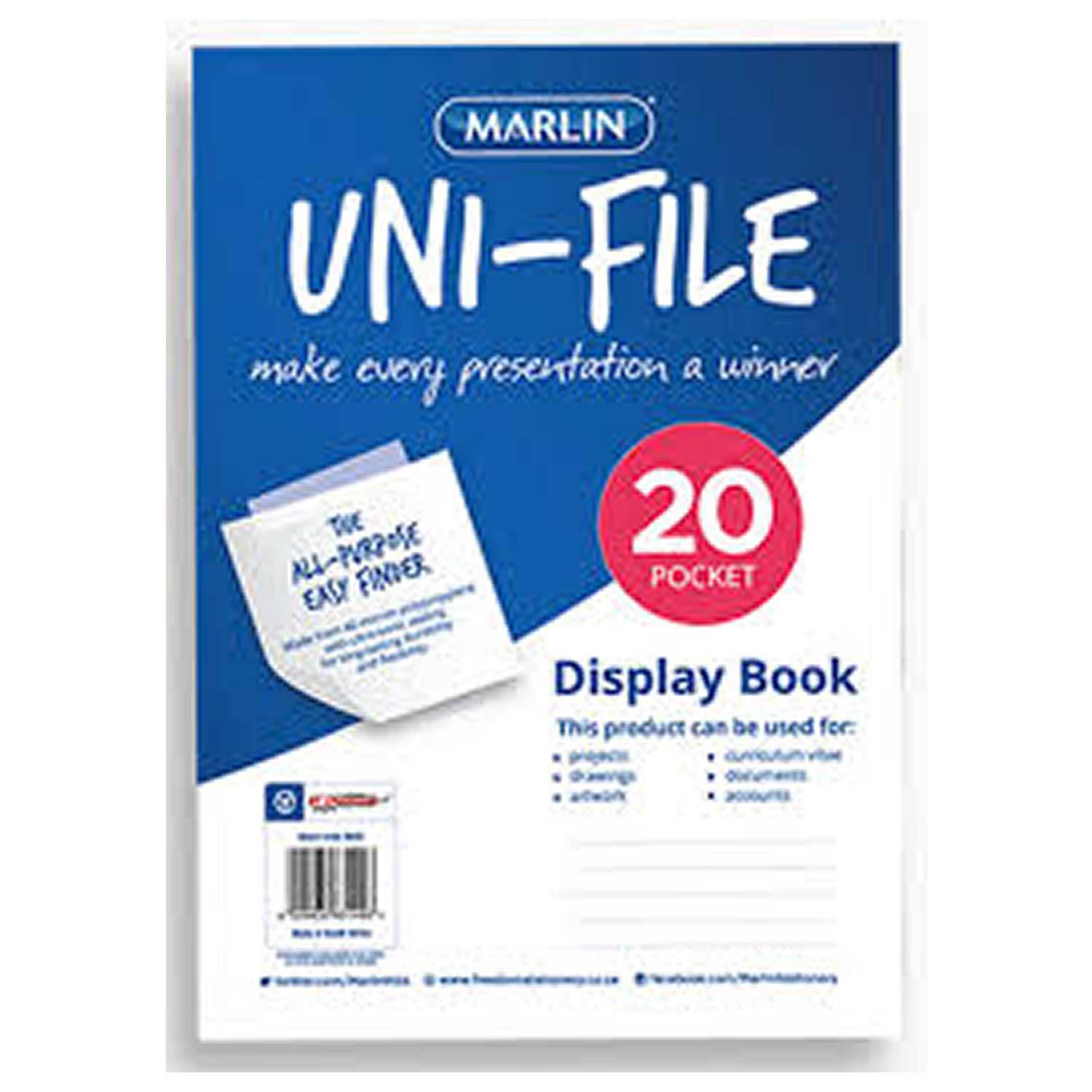 Unifile A4 20 Pocket