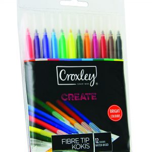 Croxley Fibre Tip Markers 12's