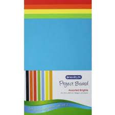 Project Board A4 160g Brights 50's