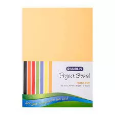 Project Board A4 160g Pastel 10's