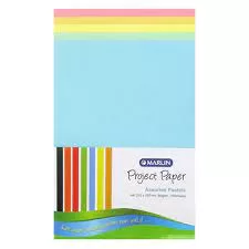 Project Paper A4 80g Pastel 100's
