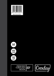 Croxley A4 Index Book 144pg