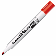 Luxor 650 Whiteboard Marker Bullet RED