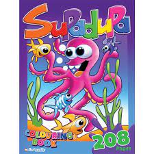 Supadupa 208 Page Colouring Book