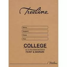Treeline Exercise Book A4 72p FM