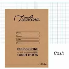 Treeline Bookkeeping Cash Bk A4 72pg
