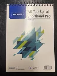 Marlin A5 Shorthand Notebook 140p Feint