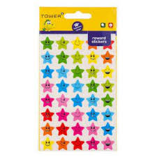 Tower Reward Stars with Faces 120's